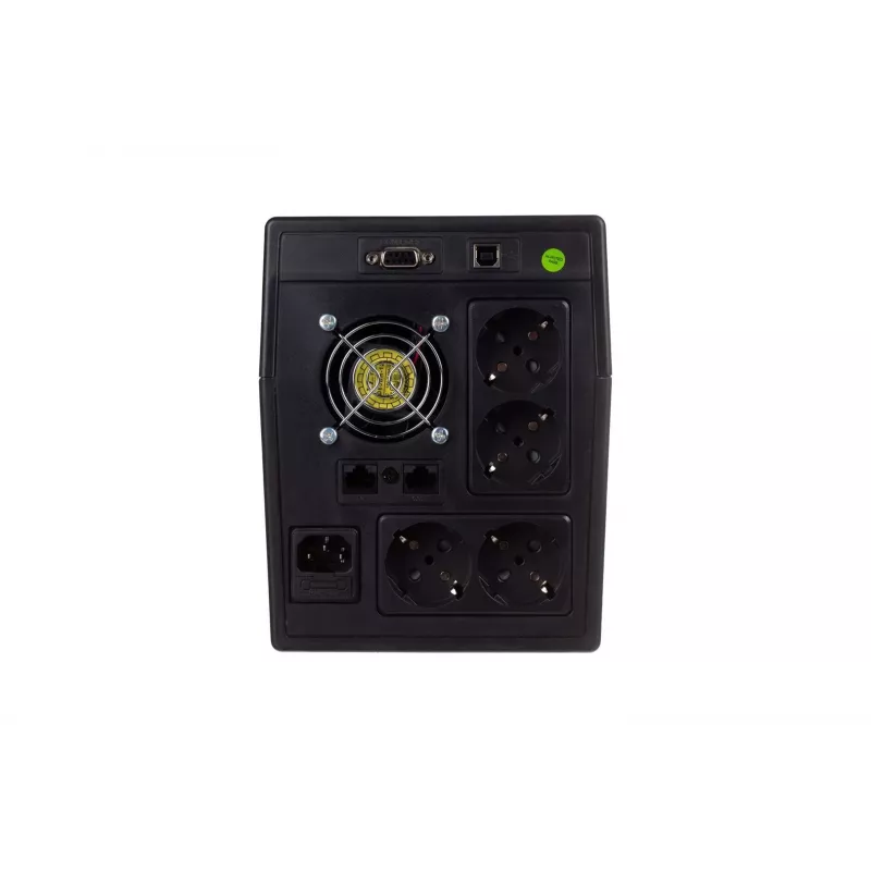 SAI DIGITUS Line-Interactive 2000VA/1200W, 2×12V 9Ah, AVR, 4×Schuko, USB, RS232, RJ45