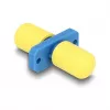 Acoplador de fibra óptica DeLOCK ST simplex conector hembra a conector hembra ST simplex azul