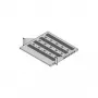 Soporte para dispositivos de 19, superficie de apoyo 430 x 250 mm, RAL7035 (26.10.3008)