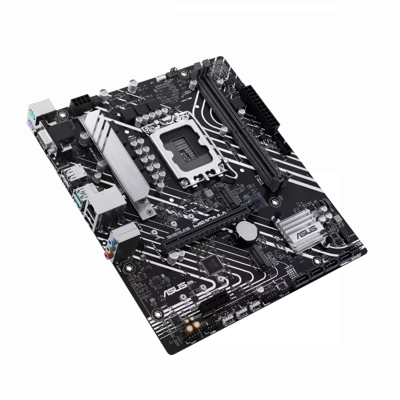 ASUS PRIME H610M-A R2.0 | Familia de procesador Intel | Zócalo de procesador LGA1700 | Interfaces de disco compatibles M.2, SATA | Número de puertos SATA 4