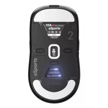 Ratón USB óptico inalámbrico X2A/ES SIZE2 negro PX2AES21 Pulsar