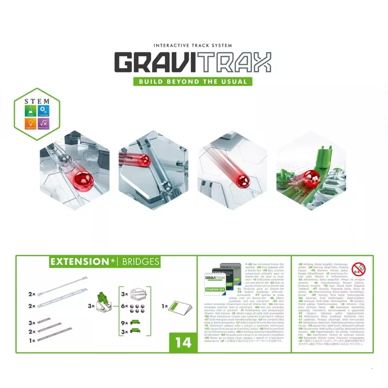 GraviTrax Ampliación Puentes Ravensburger 22423 multicolor