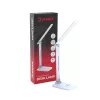 Lámpara de mesa Hawk HW-LAMP01 blanca LED brillo ajustable, brazo ajustable