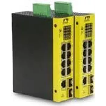 Switch Gigabit kti networks KGS-1060 — switch industrial de 10 puertos, 8×RJ45 Gigabit, 2×SFP