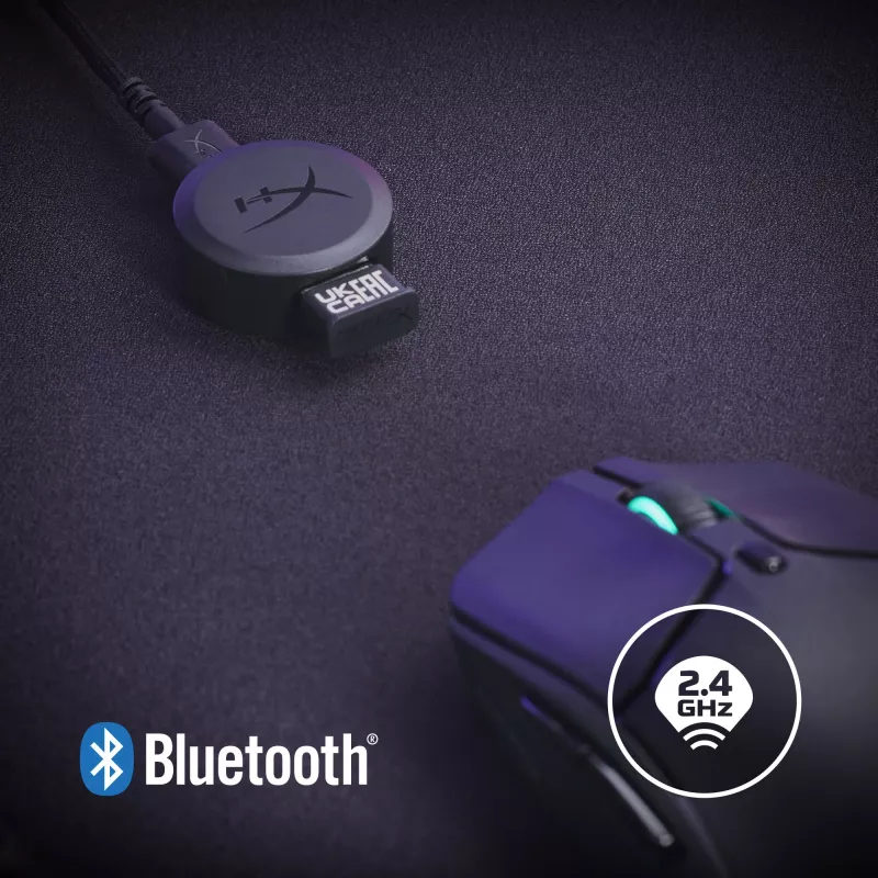 HyperX Pulsefire Haste 2 - Ratón gaming inalámbrico (Negro)