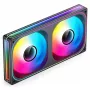 Ventilador Jonsbo ZB-240 240mm ARGB PWM negro — diseño Infinity-Mirror