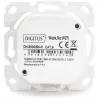 Toma de datos CAT.6A, superficie, apantallada, 2x RJ-45 LSA (blanco, 5 unidades, clase E)