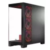Caja de PC MODECOM Volcano SPACE APEX ARGB Midi Tower, cristal templado, USB-C, compatible con ATX/microATX/Mini-ITX, GPU hasta 430 mm, disipador de CPU hasta 180 mm