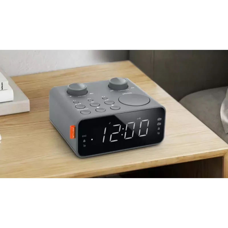 Radio reloj despertador doble alarma Muse Dual Alarm Clock Radio | M-17 LG | función despertador | entrada AUX