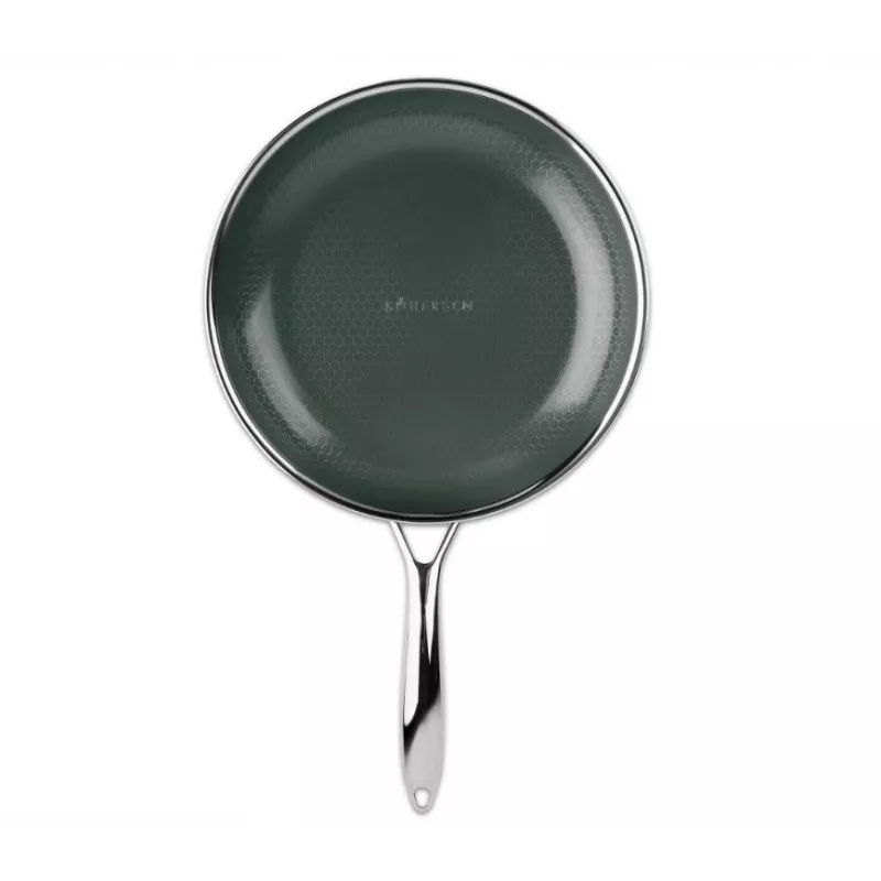 Sartén KOHERSEN NX CERAMIC 24 cm, cuerpo de acero inoxidable, revestimiento antiadherente NX CERAMIC, apta para inducción, con tapa