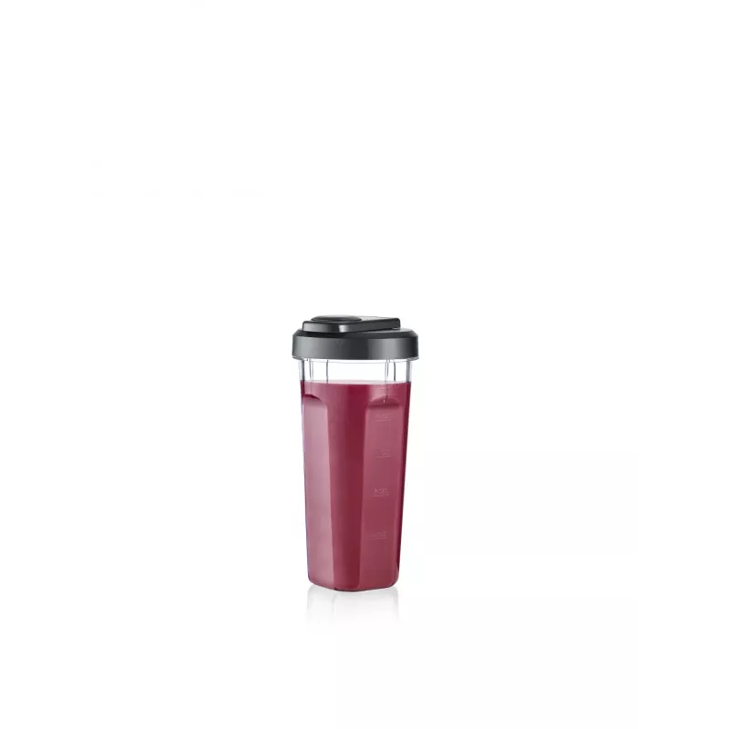 Batidora de mesa SEVERIN SM 3743 — bol de 0,6 l, 320 W, negra, cuchillas de acero inoxidable