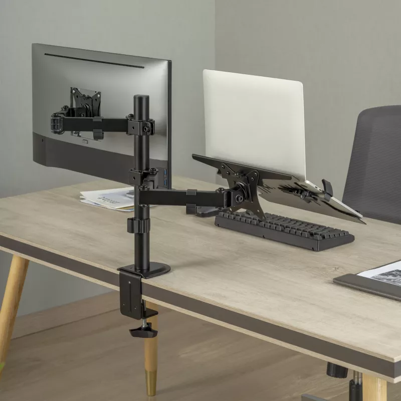 Soporte de pared para monitor SBOX LCD-LM01-2 para pantallas de 13–27