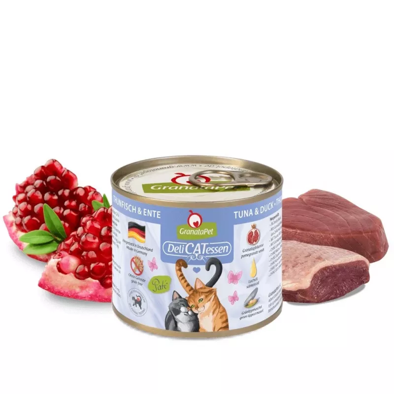 GRANATAPET DeliCATessen atún y pato - comida húmeda para gatos - 200 g