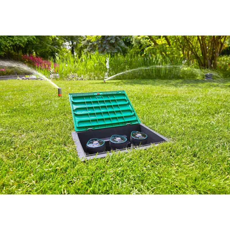 Caja de válvulas Gardena 1285-20 Universal Negro Azul Naranja