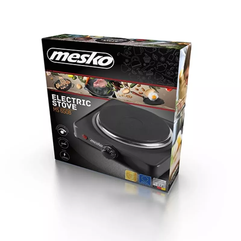 Placa de cocina Mesko Home MS 6508 negra de sobremesa placa vitrocerámica 1 zona(s)