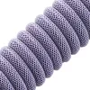 CableMod Classic Coiled CM-CKCA-CW-PW150PW-R cable en espiral para teclado, de USB-C a USB-A, 150 cm, Rum Raisin