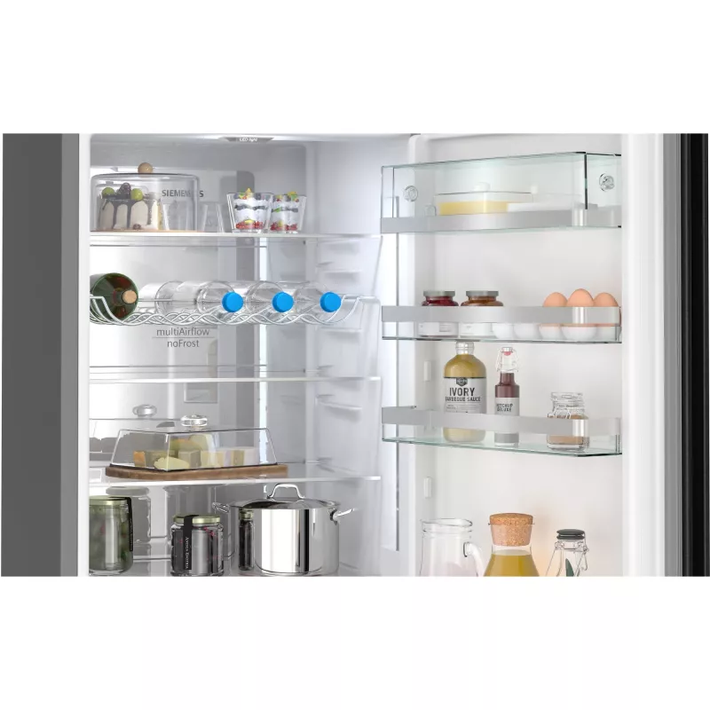 Frigorífico combi Siemens KG39NSBBF independiente 363 L, NoFrost, 33 dB, negro