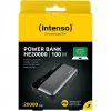 Batería externa INTENSO 7350050 — 20000 mAh, 1× USB-A + 2× USB-C, 100 W de potencia de salida total, negra/gris