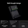 Cargador Green Cell GC VitalCharger con 4 pilas AA 2000mAh NiMH