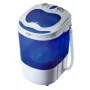 Adler AD 8051 lavadora de carga superior 3 kg con centrifugado, semiautomática, anchura 38 cm, profundidad 37 cm, blanco/azul