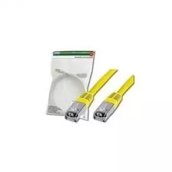 Cable de red Digitus CAT 5e SF/UTP Cable de parcheo RJ45 3 m Amarillo
