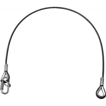 Cable de seguridad EUROLITE UNV-5S 3×600 mm hasta 5 kg negro