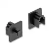 DeLOCK Tapa antipolvo RJ10 conector hembra con bloqueo 10 uds. negro