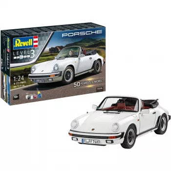 Modelo de vehículo die-cast REVELL 50 Years of Porsche 911 G-Modell escala 1:24