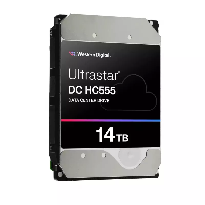 WD Ultrastar DC HC555 - Disco duro - Centro de datos - 14TB - Interno - 3,5 (8,9 cm) - SATA 6Gb/s - 7200 rpm - Búfer: 512MB (0B48721)