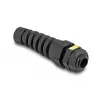 Prensaestopas DeLOCK M12 con ventilación y alivio de tracción IP68 negro 2 uds.