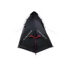 Tienda de campaña High Peak Minitramp 2 ligera negra/roja — tienda de campaña compacta para 2 personas