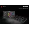 Savio Phenix SAVGK-RED Teclado gaming USB RF Wireless Bluetooth QWERTY
