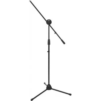 Pie de micrófono Omnitronic MS-4 Pro con varilla, negro