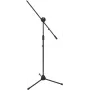 Pie de micrófono Omnitronic MS-4 Pro con varilla, negro