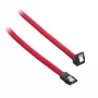 Cable CableMod ModMesh - SATA - Serial ATA 150/300/600 - SATA (H) en ángulo recto a SATA (H) - 60 cm - rojo (CM-CAB-RSAT-N60KR-R)