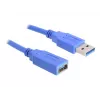 Cable USB DeLOCK USB 3.0-A macho/hembra 1m