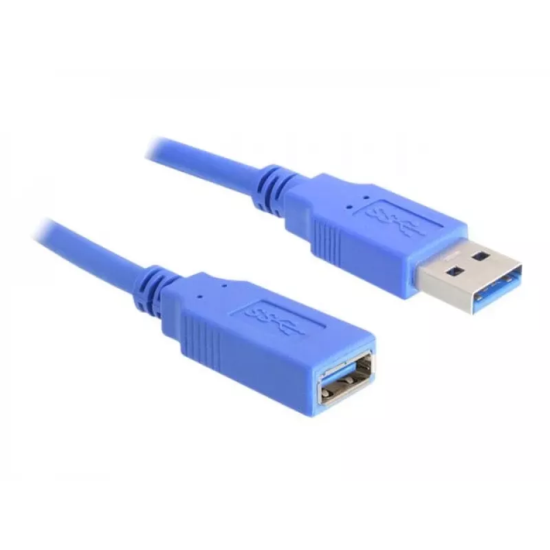Cable USB DeLOCK USB 3.0-A macho/hembra 1m