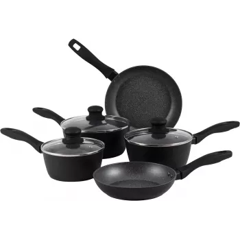 Set de 5 sartenes Russell Hobbs Metallic Marble RH02814EU7 – recubrimiento antiadherente, varios tamaños