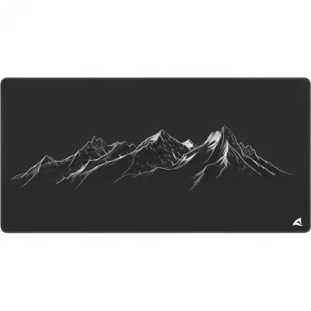 Alfombrilla gaming Sharkoon SKILLER SGP40 D16, diseño de cordilleras, negro/blanco, 1000 x 500 mm