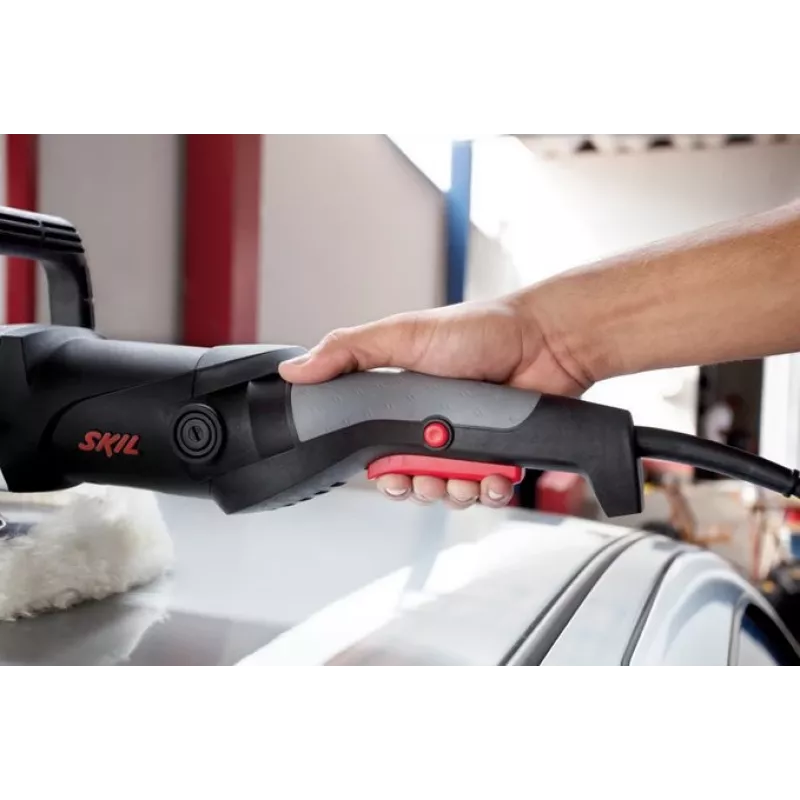 SKIL 9955 MA pulidora de suelos, 3600 rpm, negra, gris, roja, plateada