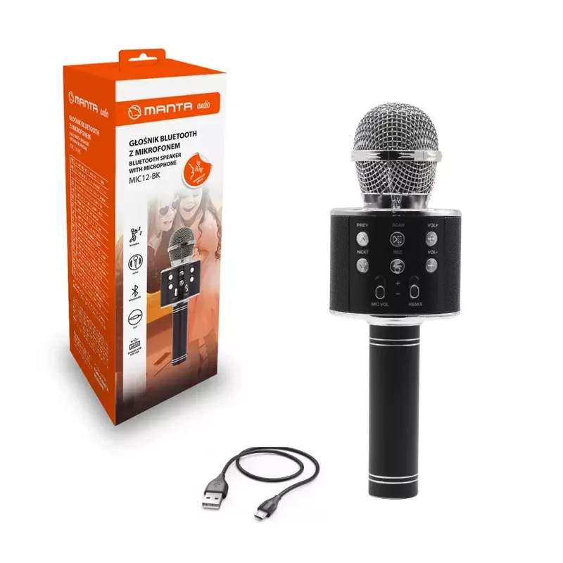 Alfombrilla MIC12-BK negro