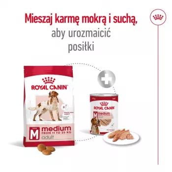 Pienso seco para perros Royal Canin SHN Medium Adult 15 kg — alimento completo para perros adultos medianos, ave, 25 % proteína, 14 % grasa