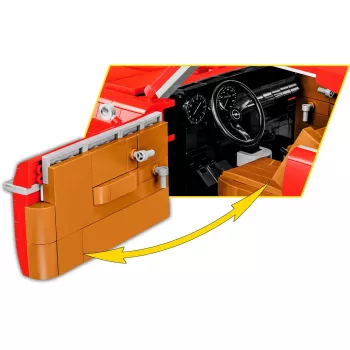 Juguete de construcción Cobi Opel Rekord C Coupé escala 1:12 modelo COBI-24345, set de construcción para coleccionistas