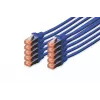 DIGITUS Cable de red CAT6 S/FTP, 3 m, azul, pack de 10
