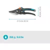 Tijera de podar PremiumCut Pro - madera fresca Gris/Turquesa, Bypass