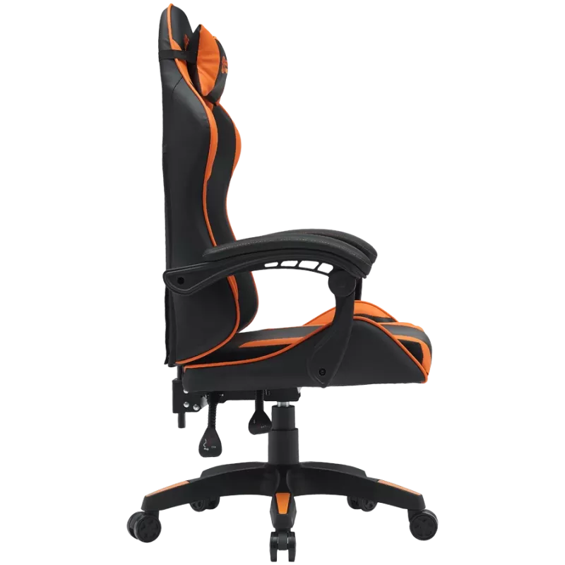 Silla gaming CANYON Core SGCH2 negro naranja — diseño ergonómico, altura ajustable