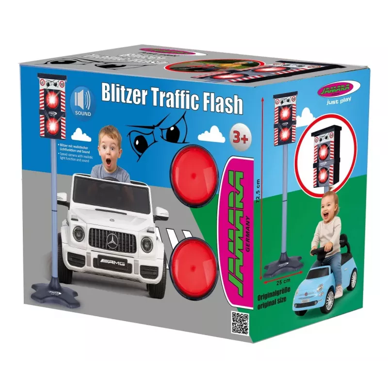 Destellador Traffic Flash Jamara 461850 con funciones realistas