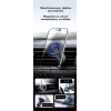 Soporte magnético para móvil en el coche usams ZJ081 — soporte magnético para smartphones, diseño compacto, instalación sencilla