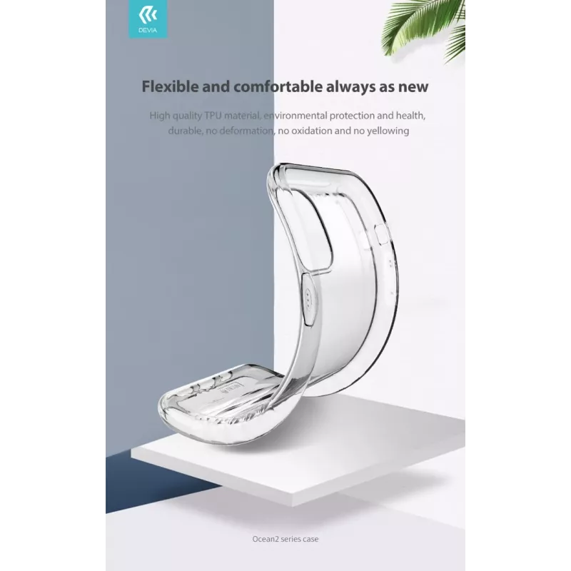 Funda protectora Devia Ocean2 Serie para iPhone 11 Pro, transparente, diseño transparente ultrafino
