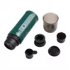 OUTIN Nano OTEM-01 máquina de espresso portátil, 20 bar, 7500 mAh, café molido/cápsulas, 0,67 kg, negro/turquesa